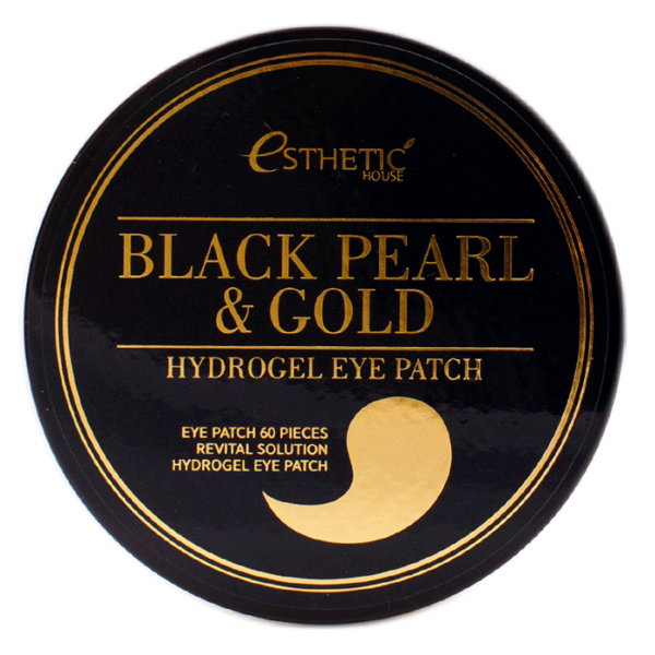 ESTHETIC HOUSE Black pearl & gold hydrogel eye patch