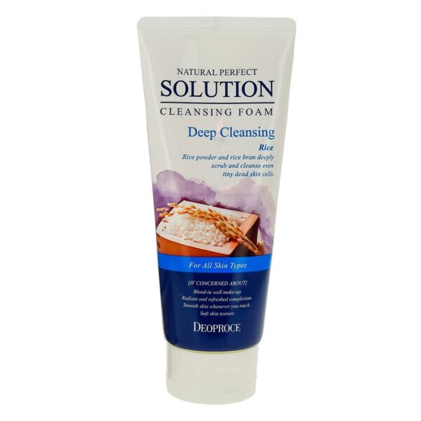 DEOPROCE Natural perfect solution cleansing foam deep cleansing
