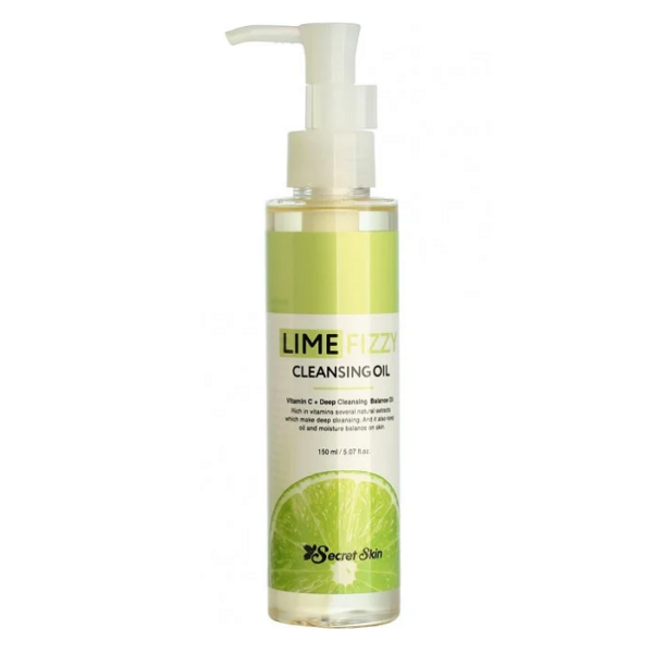 SECRET SKIN Lime fizzy cleansing oil