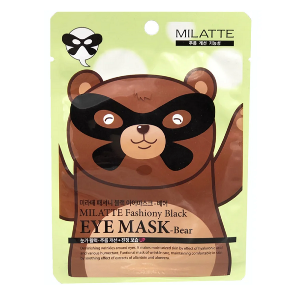 MILATTE Fashiony black eye mask Bear