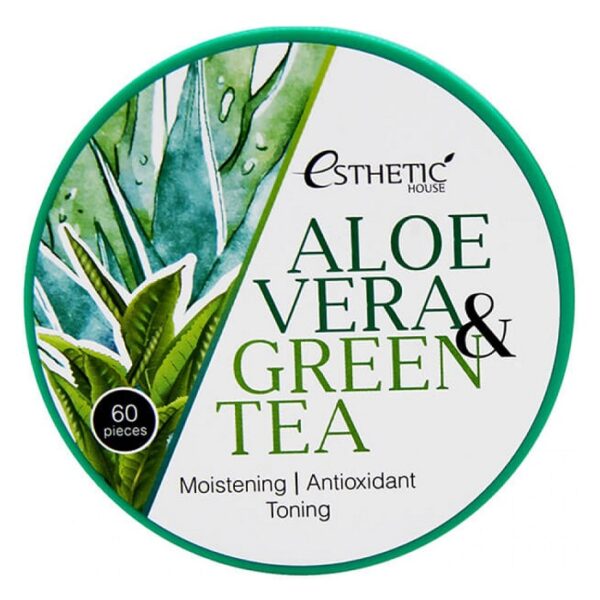 ESTHETIC HOUSE Aloe vera & green tea hydrogel eye patch