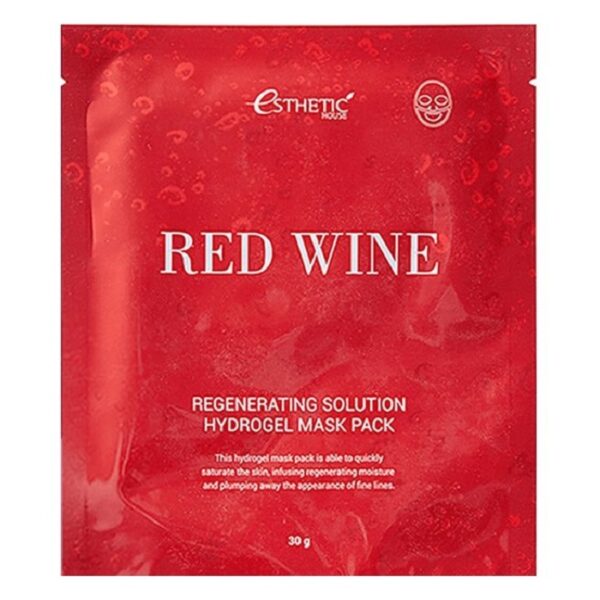 ESTHETIC HOUSE Red wine regenerating solution hydrogel mask pack