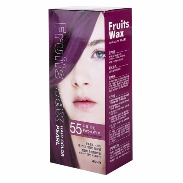 WELCOS Fruits wax pearl hair №55 Purple wine