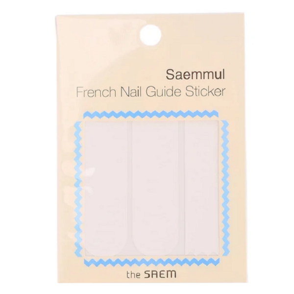 THE SAEM French nail guide sticker 01 Zig zag