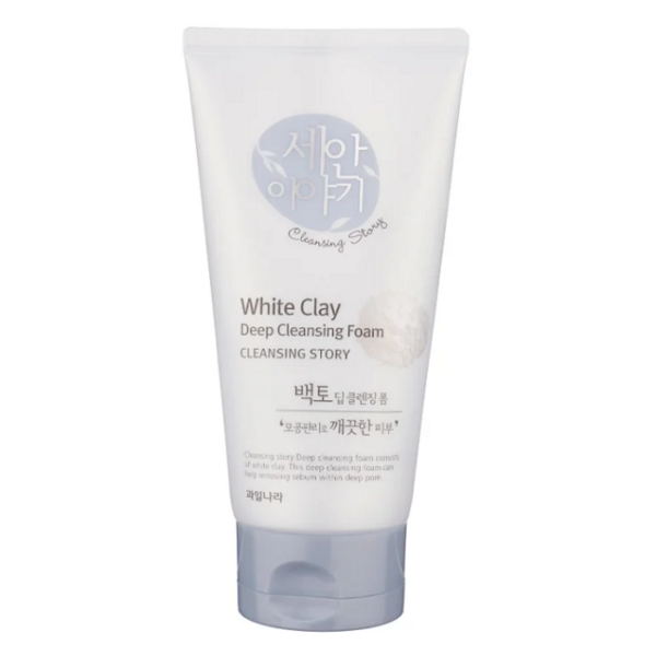 WELCOS Cleansing story foam cleansing white clay
