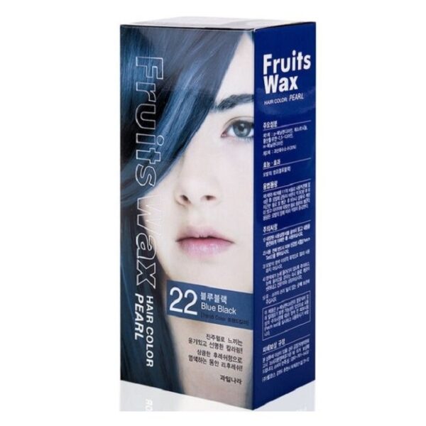 WELCOS Fruits wax pearl hair №22 Blue black