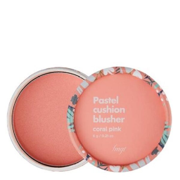 THE FACE SHOP Pastel cushion blusher Coral pink1