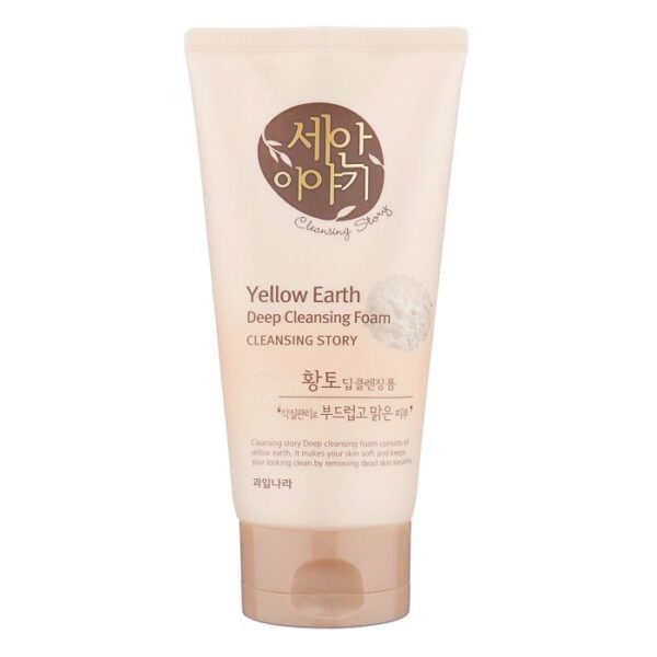 WELCOS Cleansing story Yellow earth deep cleansing foam